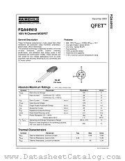 FQA44N10 datasheet pdf Fairchild Semiconductor
