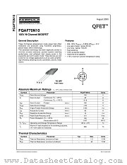 FQAF70N10 datasheet pdf Fairchild Semiconductor
