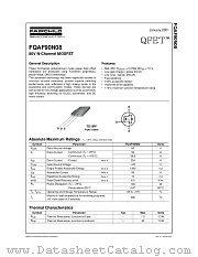 FQAF90N08 datasheet pdf Fairchild Semiconductor