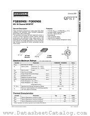 FQB90N08 datasheet pdf Fairchild Semiconductor