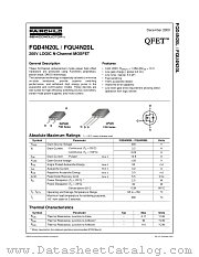 FQD4N20L datasheet pdf Fairchild Semiconductor