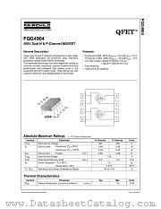 FQG4904 datasheet pdf Fairchild Semiconductor