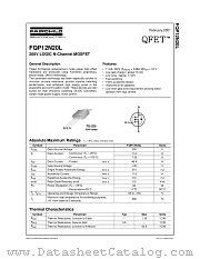 FQP12N20L datasheet pdf Fairchild Semiconductor