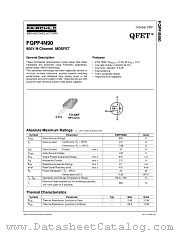 FQPF4N90 datasheet pdf Fairchild Semiconductor