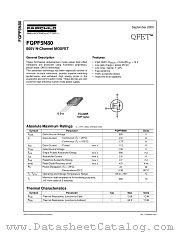 FQPF5N80 datasheet pdf Fairchild Semiconductor