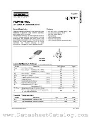 FQPF95N03L datasheet pdf Fairchild Semiconductor