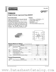 FQS4410 datasheet pdf Fairchild Semiconductor