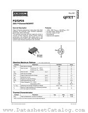 FQT2P25 datasheet pdf Fairchild Semiconductor
