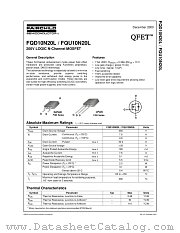 FQU10N20L datasheet pdf Fairchild Semiconductor