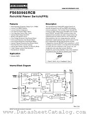 FS6S0965RCB datasheet pdf Fairchild Semiconductor