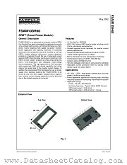 FSAM10SH60 datasheet pdf Fairchild Semiconductor