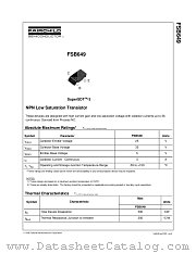 FSB649 datasheet pdf Fairchild Semiconductor