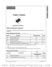 FSB660A datasheet pdf Fairchild Semiconductor