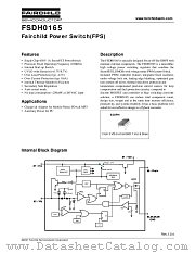 FSDH0165 datasheet pdf Fairchild Semiconductor