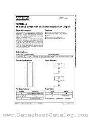 FST162245 datasheet pdf Fairchild Semiconductor