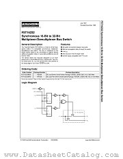 FST16232 datasheet pdf Fairchild Semiconductor