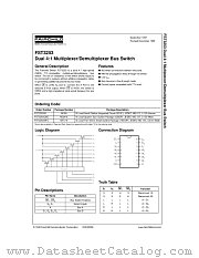 FST3253 datasheet pdf Fairchild Semiconductor
