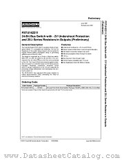FSTU162211 datasheet pdf Fairchild Semiconductor