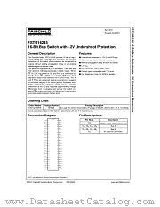 FSTU16245 datasheet pdf Fairchild Semiconductor
