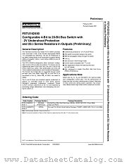 FSTU162450 datasheet pdf Fairchild Semiconductor