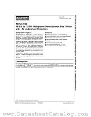 FSTU32160 datasheet pdf Fairchild Semiconductor