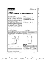 FSTU3384 datasheet pdf Fairchild Semiconductor