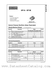 GF1K datasheet pdf Fairchild Semiconductor
