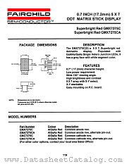 GMA7275C datasheet pdf Fairchild Semiconductor
