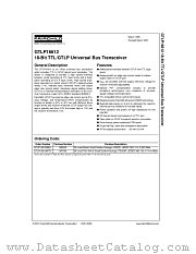 GTLP16612 datasheet pdf Fairchild Semiconductor