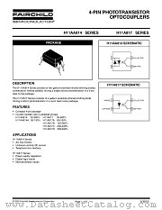 H11A817A datasheet pdf Fairchild Semiconductor