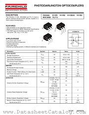 H11B1 datasheet pdf Fairchild Semiconductor