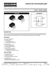 H11F1 datasheet pdf Fairchild Semiconductor