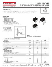 H11G2 datasheet pdf Fairchild Semiconductor
