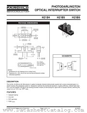 H21B4 datasheet pdf Fairchild Semiconductor
