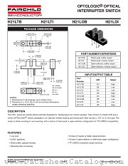 H21LOB datasheet pdf Fairchild Semiconductor