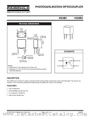 H24B1 datasheet pdf Fairchild Semiconductor