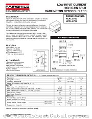 HCPL-0701 datasheet pdf Fairchild Semiconductor