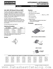 HGT1S20N60C3S datasheet pdf Fairchild Semiconductor