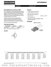 HGTG30N60A4 datasheet pdf Fairchild Semiconductor