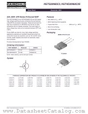 HGTG30N60C3 datasheet pdf Fairchild Semiconductor