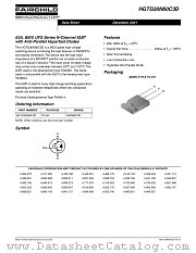 HGTG30N60C3D datasheet pdf Fairchild Semiconductor