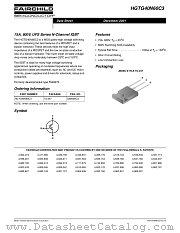 HGTG40N60C3 datasheet pdf Fairchild Semiconductor