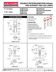 HLMP-D105A datasheet pdf Fairchild Semiconductor