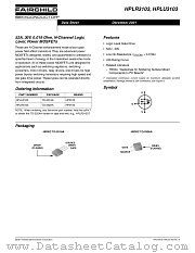 HPLR3103 datasheet pdf Fairchild Semiconductor