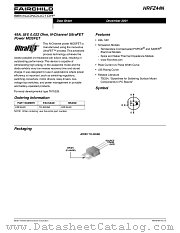 HRFZ44N datasheet pdf Fairchild Semiconductor