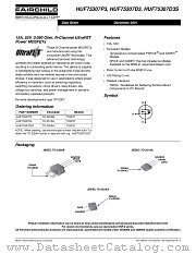 HUF75307D3 datasheet pdf Fairchild Semiconductor