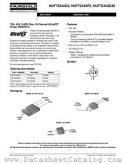 HUF75343G3 datasheet pdf Fairchild Semiconductor