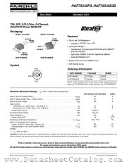 HUF75545S3S datasheet pdf Fairchild Semiconductor