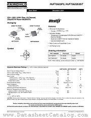HUF75623S3S datasheet pdf Fairchild Semiconductor