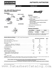 HUF75637S3S datasheet pdf Fairchild Semiconductor